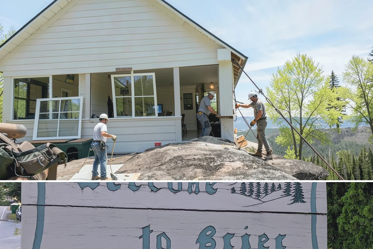 Shiplap Installation in Brier, Snohomish County, WA - Shiplap installs cleanly year-round indoors and is a popular cozy upgrade during the darker Puget Sound winter months.