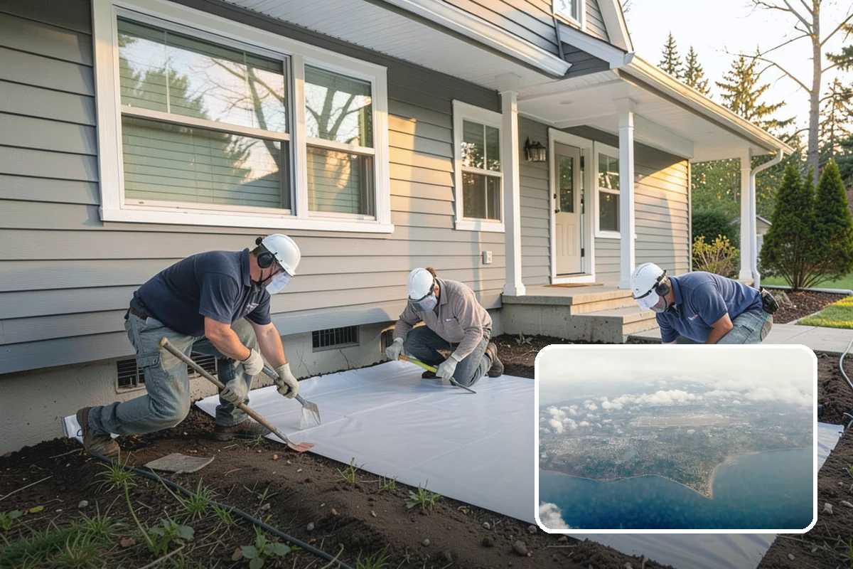 Shiplap Installation in Burien, King County, WA - Even, consistent shadow-line spacing