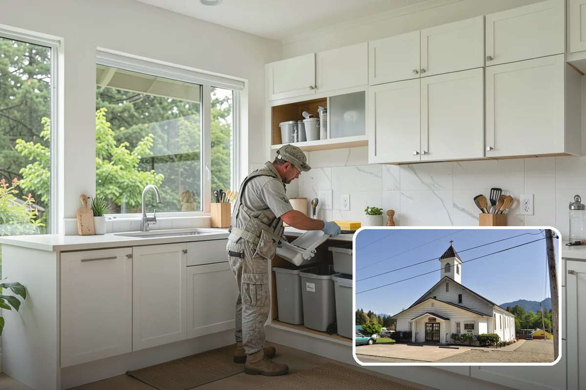 Shiplap Installation in Concrete, Skagit County, WA - Even, consistent shadow-line spacing