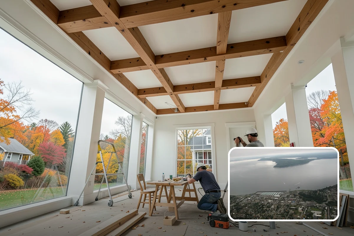 Shiplap Installation in Des Moines, King County, WA - Even, consistent shadow-line spacing