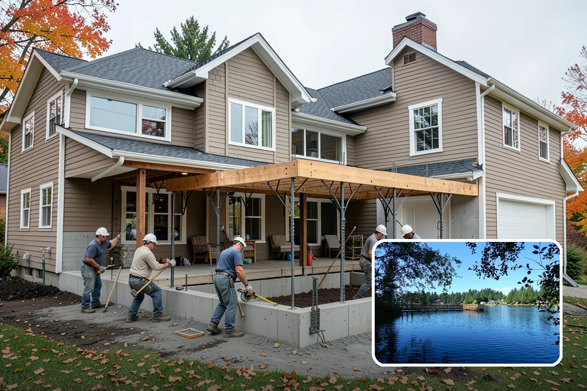 Shiplap Installation in Federal Way, King County, WA - Even, consistent shadow-line spacing