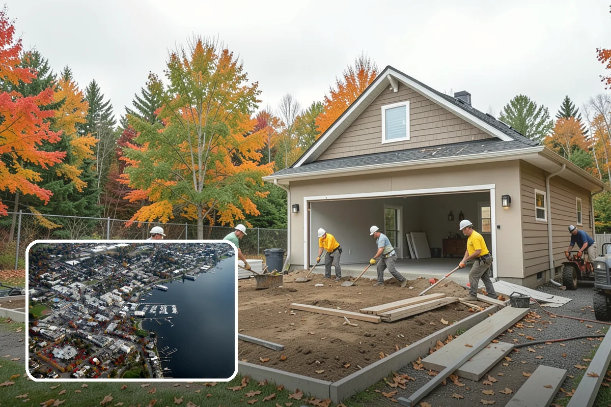 Shiplap Installation in Kirkland, King County, WA - Even, consistent shadow-line spacing