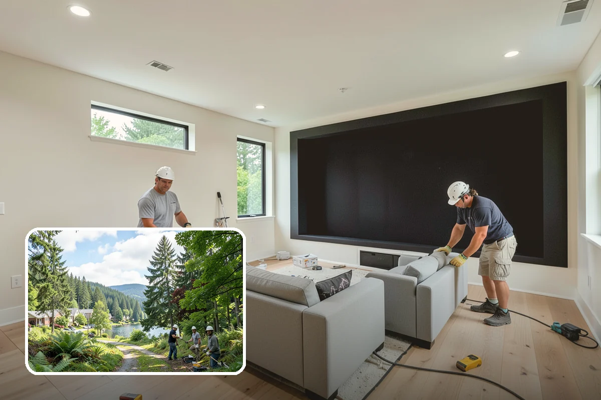 Shiplap Installation in Lake Forest Park, King County, WA - Even, consistent shadow-line spacing