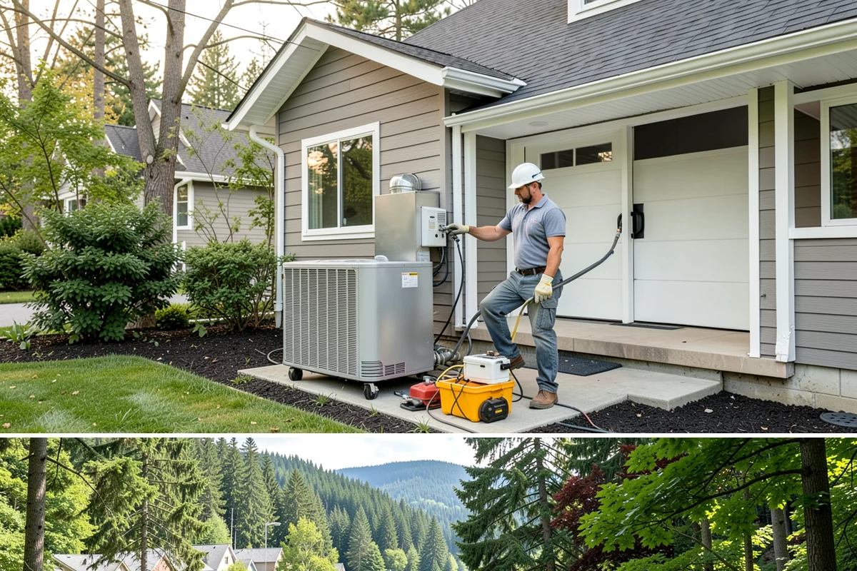 Shiplap Installation in Lake Forest Park, King County, WA - Shiplap installs cleanly year-round indoors and is a popular cozy upgrade during the darker Puget Sound winter months.