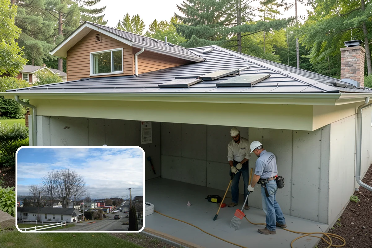 Shiplap Installation in Langley, Island County, WA - Even, consistent shadow-line spacing