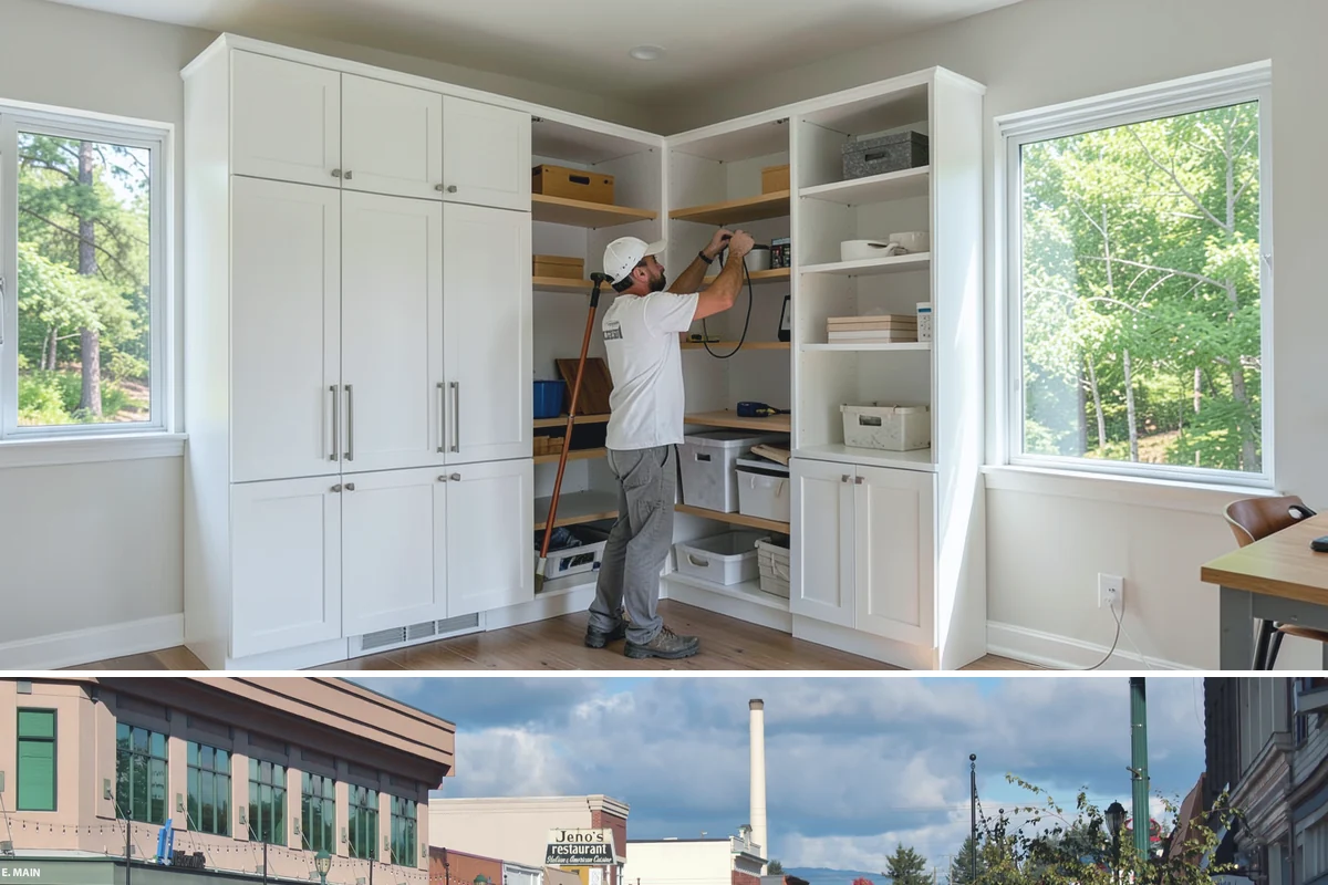 Shiplap Installation in Monroe, Snohomish County, WA - Shiplap installs cleanly year-round indoors and is a popular cozy upgrade during the darker Puget Sound winter months.