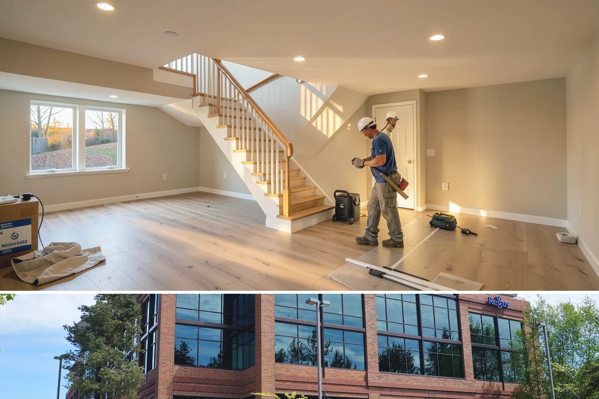 Shiplap Installation in Mountlake Terrace, Snohomish County, WA - Shiplap installs cleanly year-round indoors and is a popular cozy upgrade during the darker Puget Sound winter months.