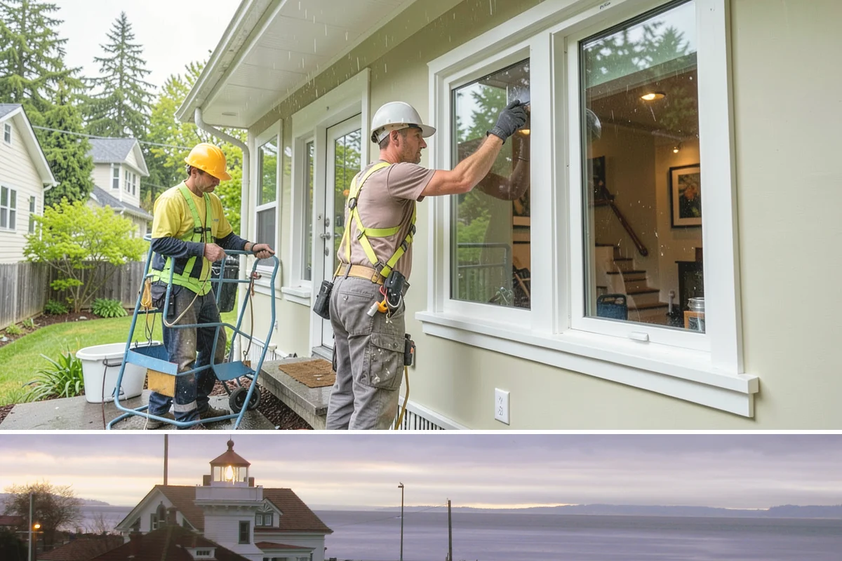 Shiplap Installation in Mukilteo, Snohomish County, WA - Shiplap installs cleanly year-round indoors and is a popular cozy upgrade during the darker Puget Sound winter months.