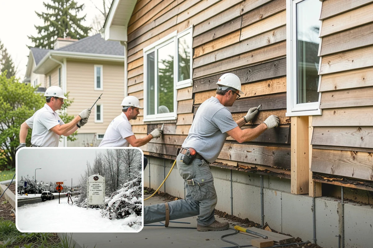 Shiplap Installation in Newcastle, King County, WA - Even, consistent shadow-line spacing
