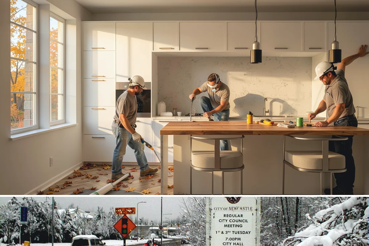 Shiplap Installation in Newcastle, King County, WA - Shiplap installs cleanly year-round indoors and is a popular cozy upgrade during the darker Puget Sound winter months.