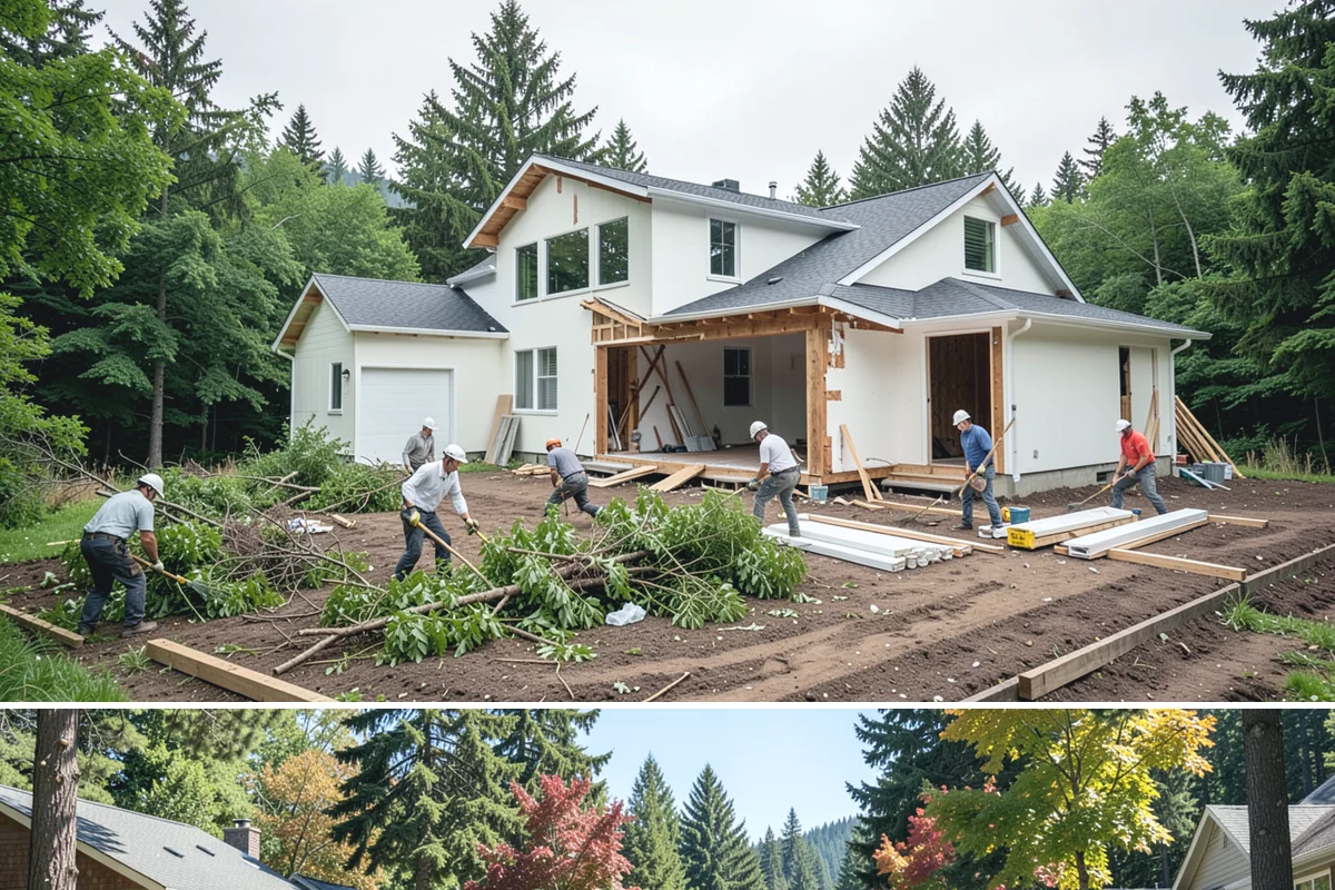 Shiplap Installation in Orting, Pierce County, WA - Shiplap installs cleanly year-round indoors and is a popular cozy upgrade during the darker Puget Sound winter months.
