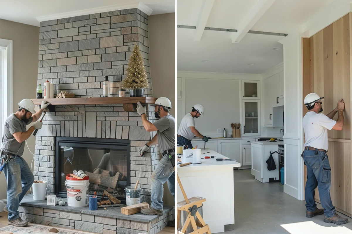 Shiplap Installation in Woodinville, King County, WA - Confirm layout, board orientation, and finish color