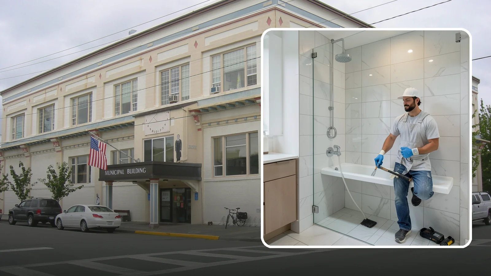 Shower Bench Installation in Anacortes, Skagit County, WA - A shower bench installation adds a sturdy, waterproof seat for comfort and safer bathing.