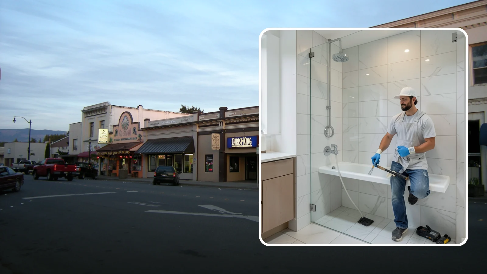 Shower Bench Installation in Burlington, Skagit County, WA - A shower bench installation adds a sturdy, waterproof seat for comfort and safer bathing.