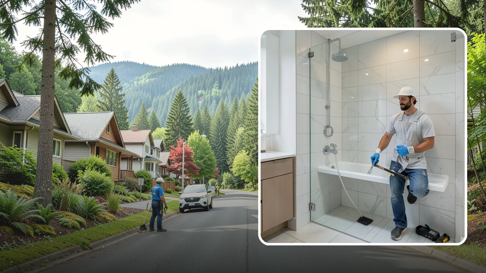 Shower Bench Installation in Darrington, Snohomish County, WA - A shower bench installation adds a sturdy, waterproof seat for comfort and safer bathing.