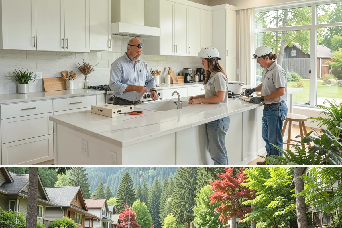 Shower Bench Installation in Darrington, Snohomish County, WA - A bench is usually added during a shower build, so pairing it with a winter enclosure project keeps everything on one schedule.
