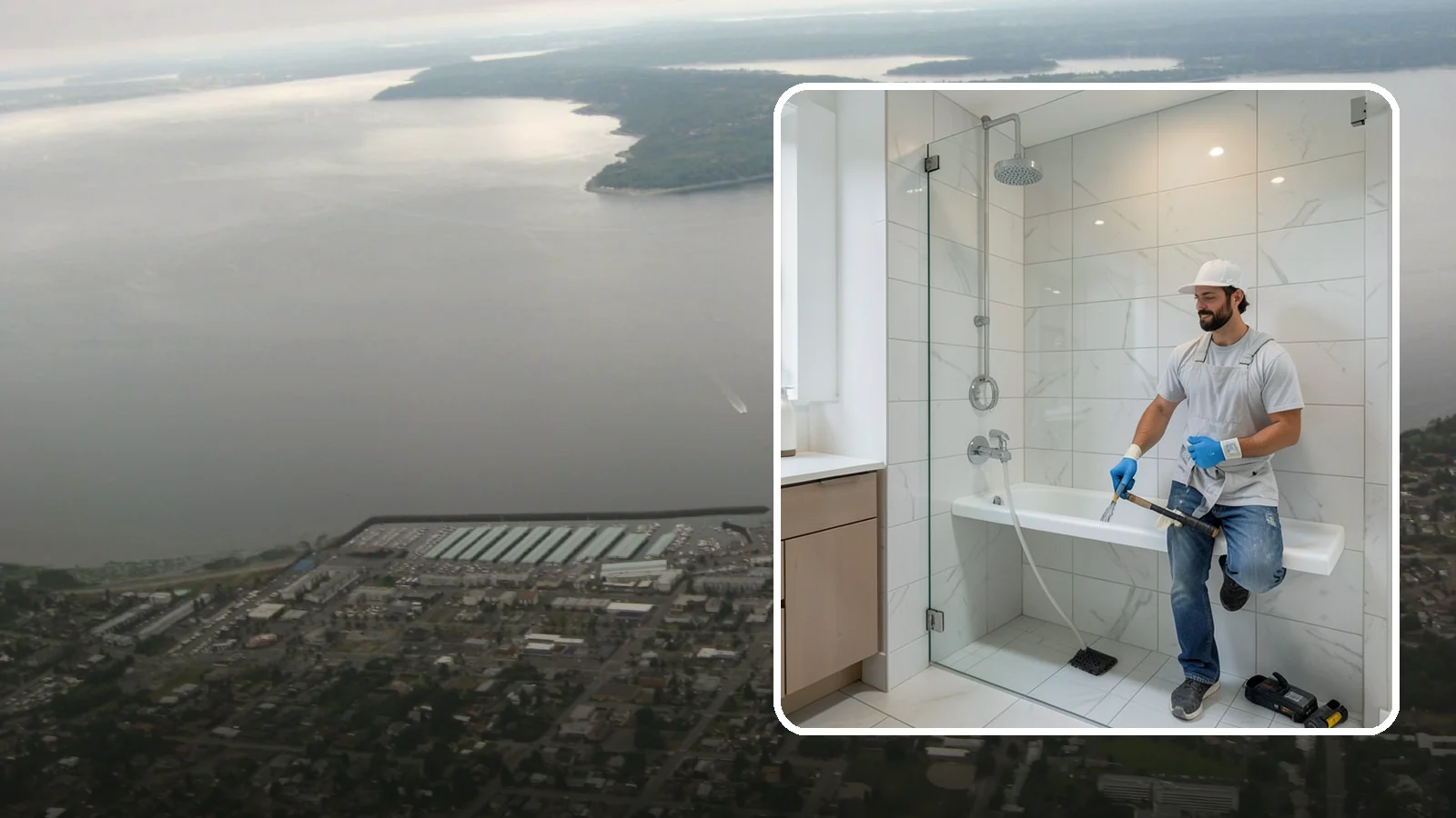 Shower Bench Installation in Des Moines, King County, WA - A shower bench installation adds a sturdy, waterproof seat for comfort and safer bathing.
