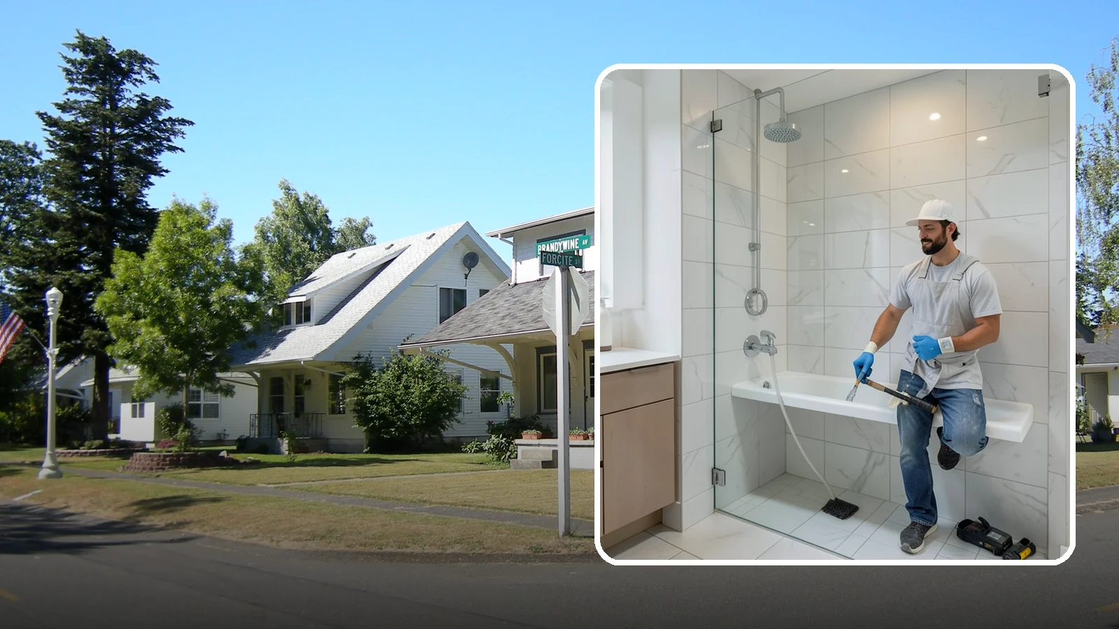 Shower Bench Installation in DuPont, Pierce County, WA - A shower bench installation adds a sturdy, waterproof seat for comfort and safer bathing.