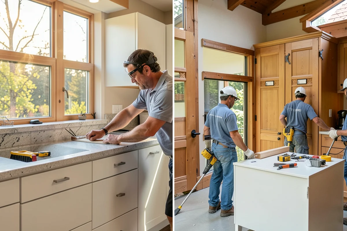 Shower Bench Installation in Enumclaw, King County, WA - Determine bench height and placement