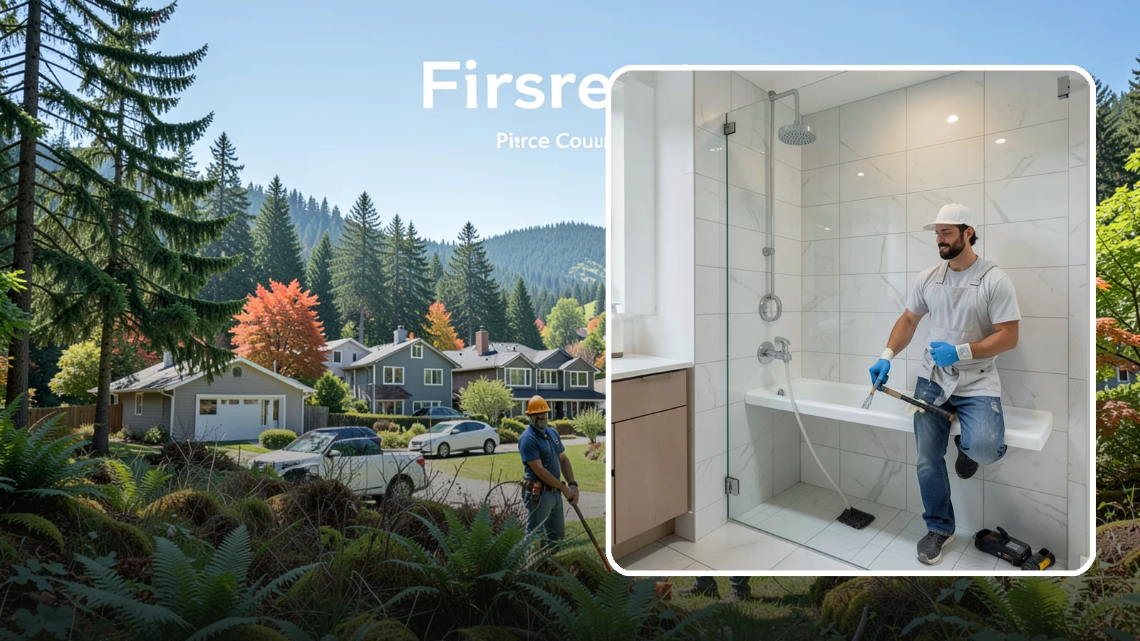 Shower Bench Installation in Fircrest, Pierce County, WA - A shower bench installation adds a sturdy, waterproof seat for comfort and safer bathing.