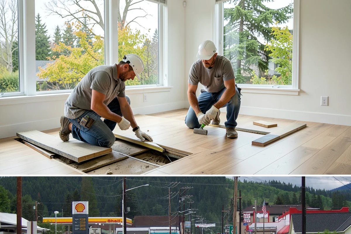 Shower Bench Installation in Granite Falls, Snohomish County, WA - A bench is usually added during a shower build, so pairing it with a winter enclosure project keeps everything on one schedule.