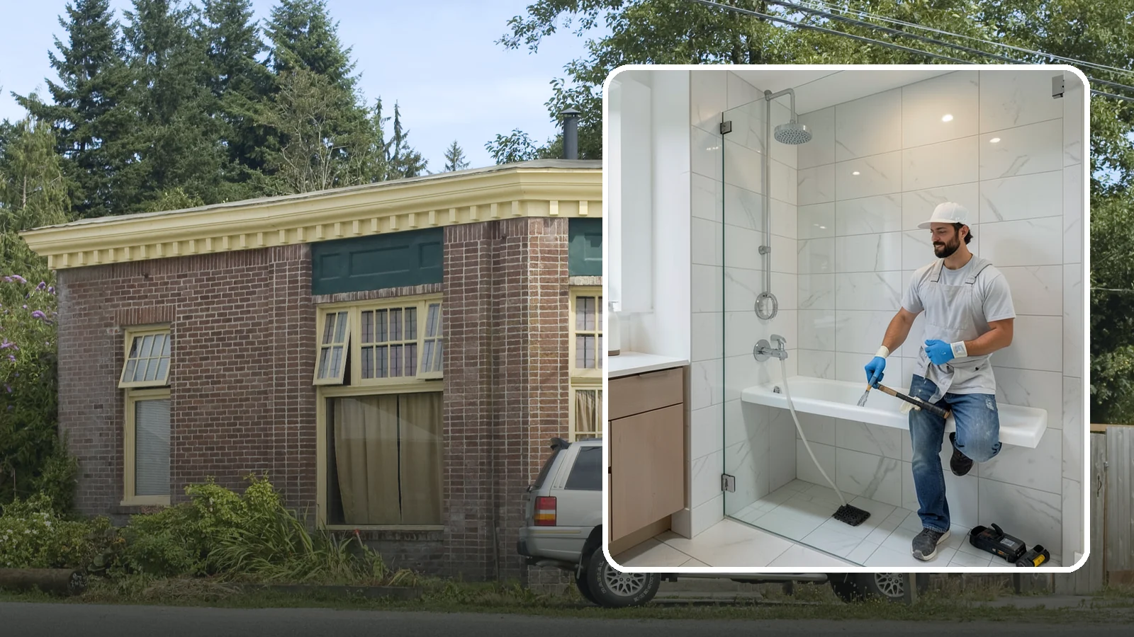 Shower Bench Installation in Hamilton, Skagit County, WA - A shower bench installation adds a sturdy, waterproof seat for comfort and safer bathing.