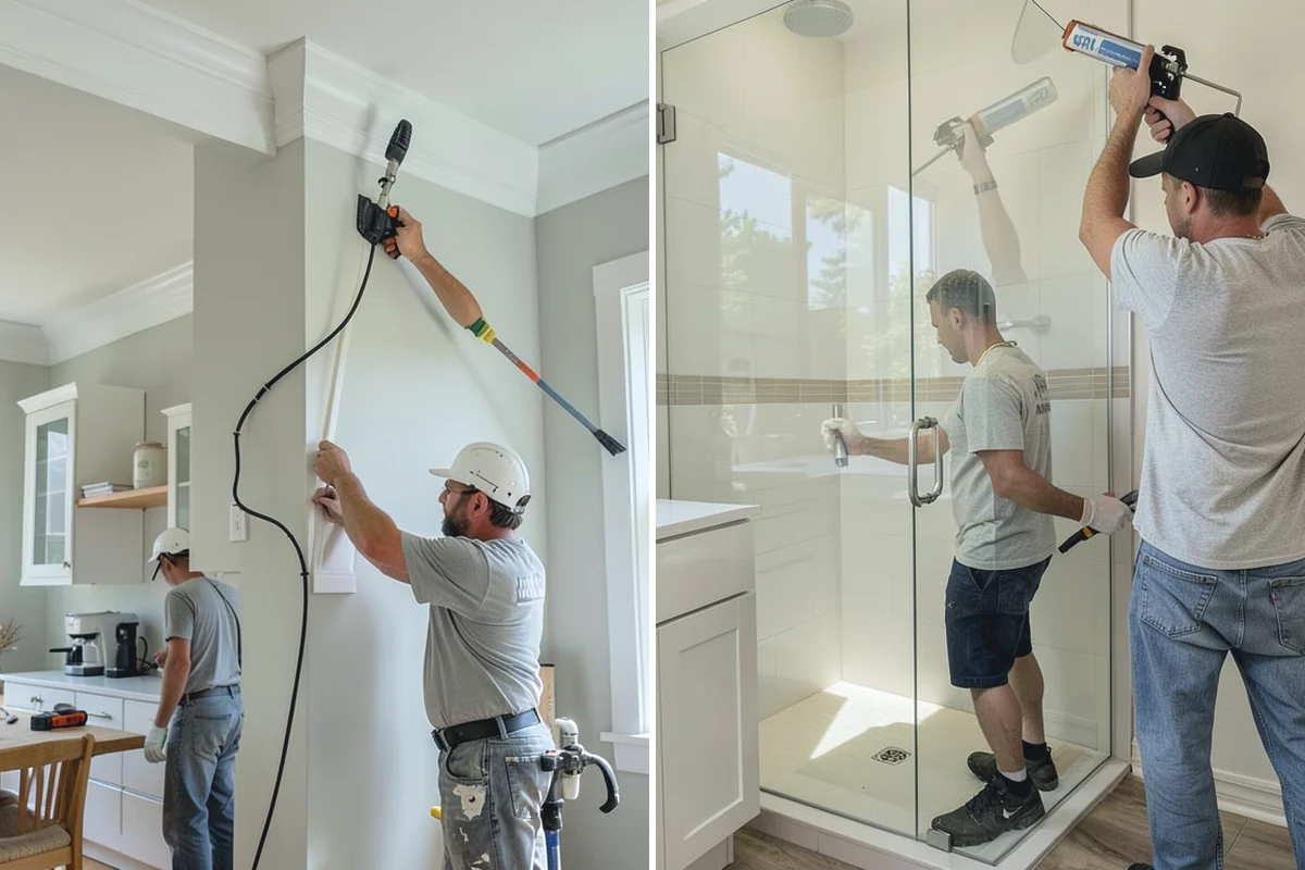 Shower Bench Installation in Hamilton, Skagit County, WA - Determine bench height and placement