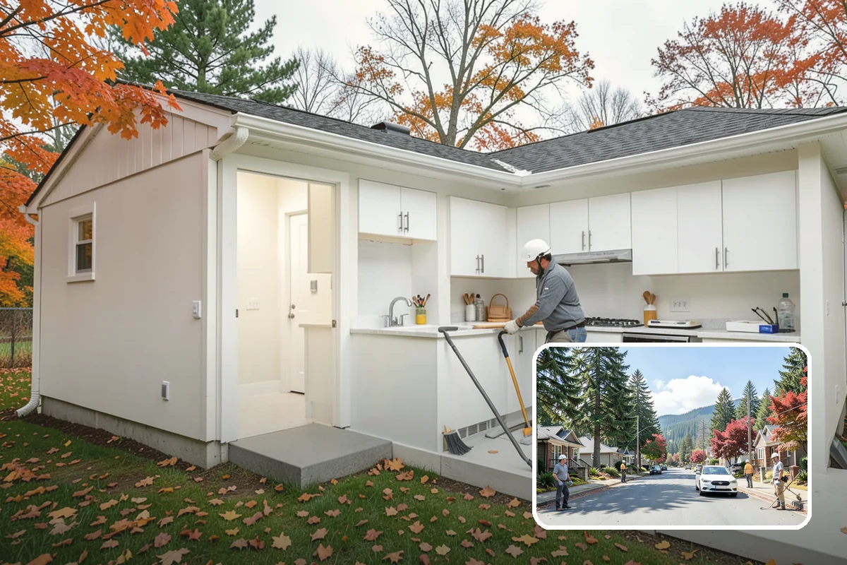 Shower Bench Installation in Hunts Point, King County, WA - Adds a safe place to sit while bathing