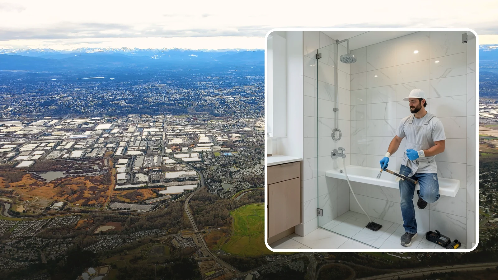 Shower Bench Installation in Kent, King County, WA - A shower bench installation adds a sturdy, waterproof seat for comfort and safer bathing.