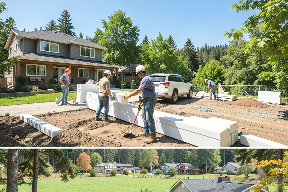 Shower Bench Installation in Lyman, Skagit County, WA - A bench is usually added during a shower build, so pairing it with a winter enclosure project keeps everything on one schedule.