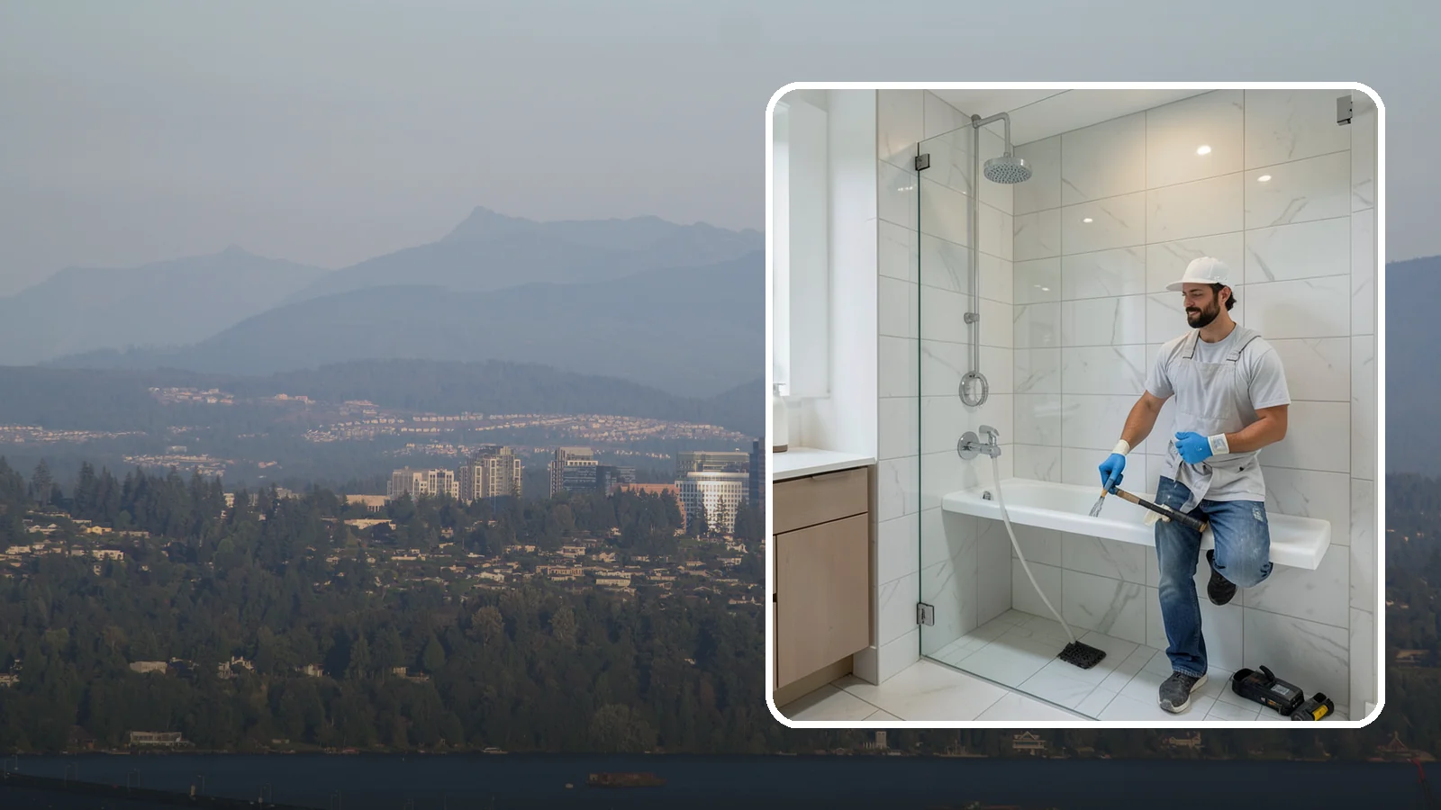 Shower Bench Installation in Medina, King County, WA - A shower bench installation adds a sturdy, waterproof seat for comfort and safer bathing.