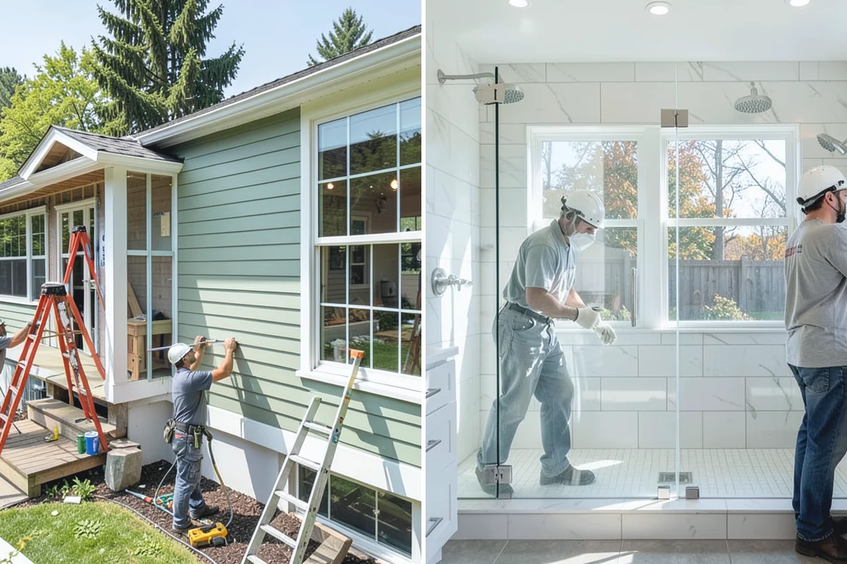 Shower Bench Installation in Medina, King County, WA - Determine bench height and placement