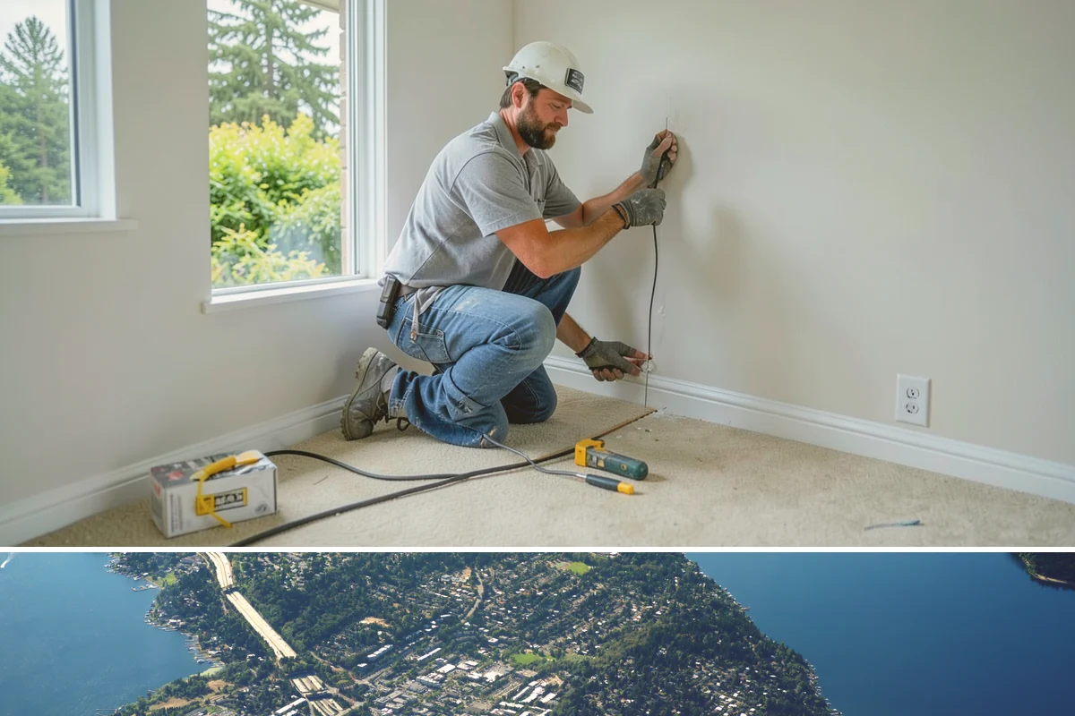 Shower Bench Installation in Mercer Island, King County, WA - A bench is usually added during a shower build, so pairing it with a winter enclosure project keeps everything on one schedule.