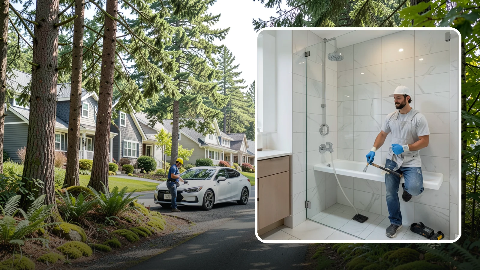 Shower Bench Installation in Normandy Park, King County, WA - A shower bench installation adds a sturdy, waterproof seat for comfort and safer bathing.