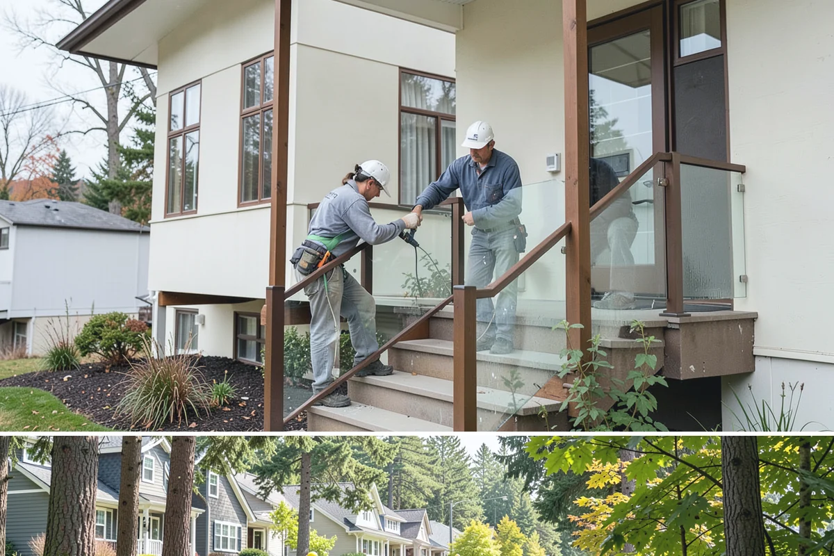 Shower Bench Installation in Normandy Park, King County, WA - A bench is usually added during a shower build, so pairing it with a winter enclosure project keeps everything on one schedule.
