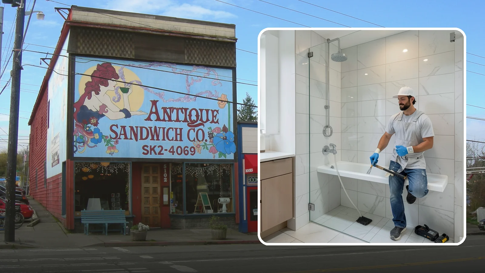 Shower Bench Installation in Ruston, Pierce County, WA - A shower bench installation adds a sturdy, waterproof seat for comfort and safer bathing.