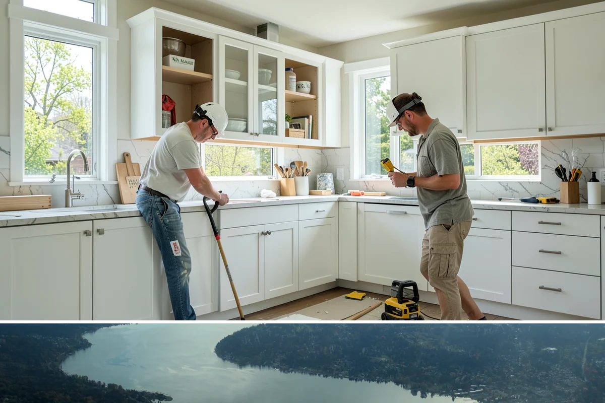 Shower Bench Installation in Sammamish, King County, WA - A bench is usually added during a shower build, so pairing it with a winter enclosure project keeps everything on one schedule.