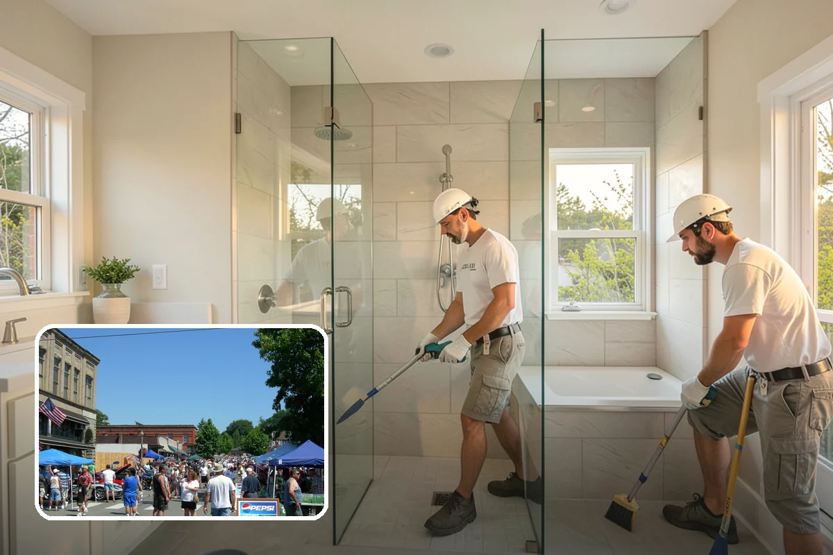 Shower Bench Installation in Snohomish, Snohomish County, WA - Adds a safe place to sit while bathing