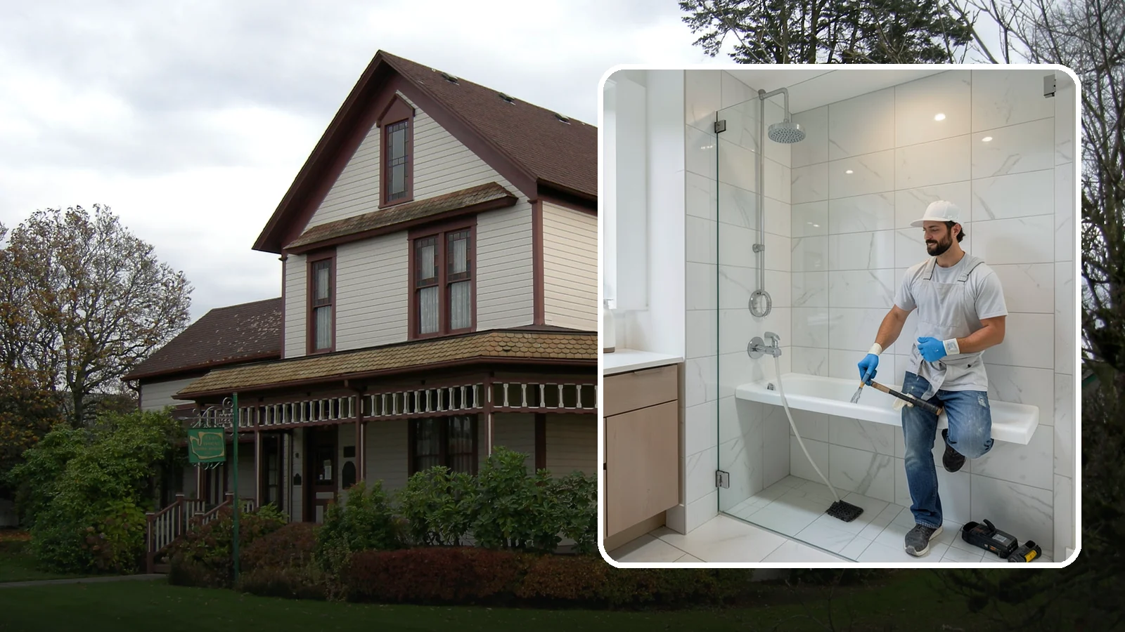 Shower Bench Installation in Sumner, Pierce County, WA - A shower bench installation adds a sturdy, waterproof seat for comfort and safer bathing.