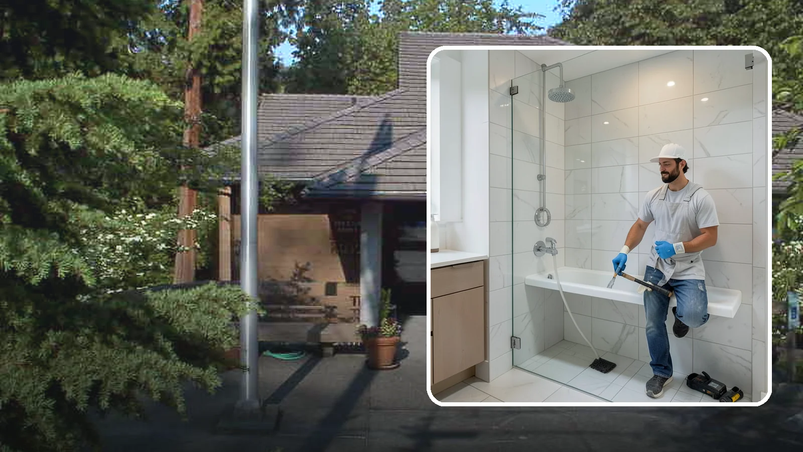 Shower Bench Installation in Yarrow Point, King County, WA - A shower bench installation adds a sturdy, waterproof seat for comfort and safer bathing.