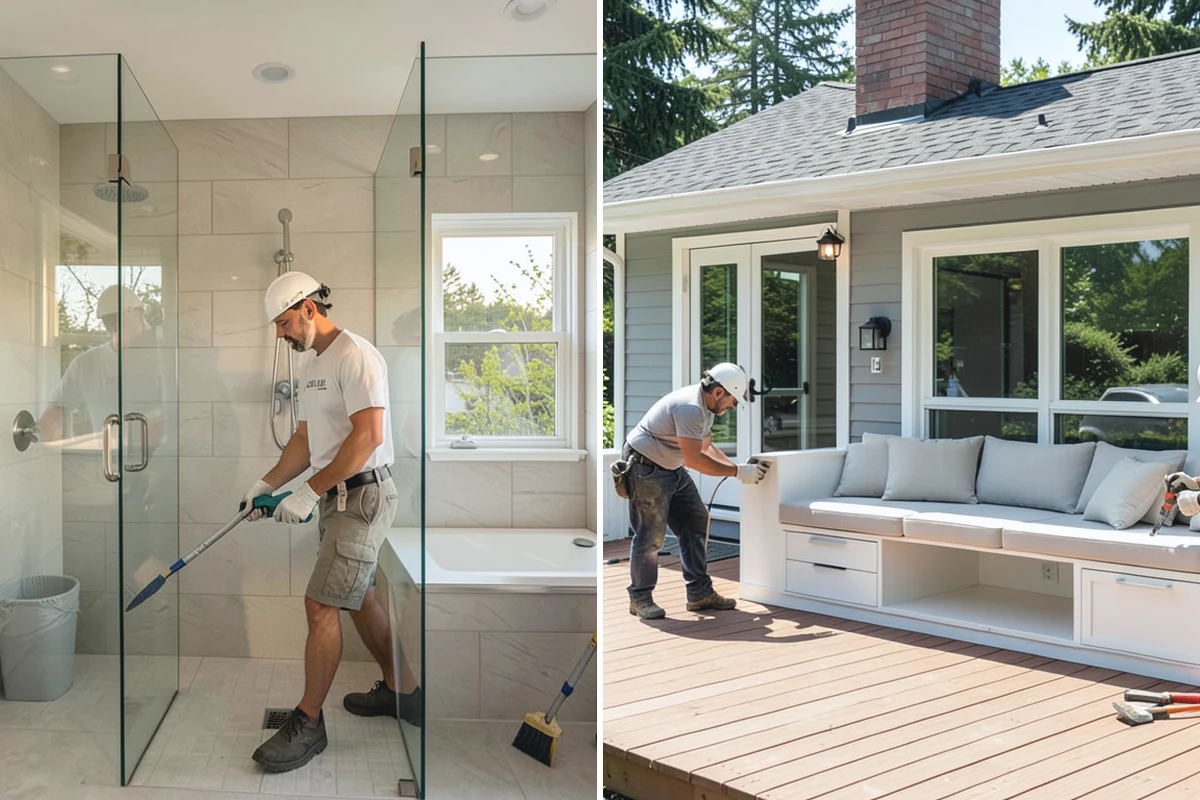 Shower Conversion in Auburn, King County, WA - Evaluate the current shower and plumbing