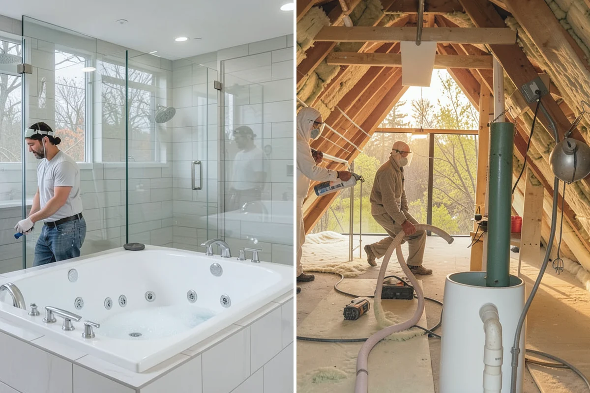 Shower Conversion in Bonney Lake, Pierce County, WA - Evaluate the current shower and plumbing