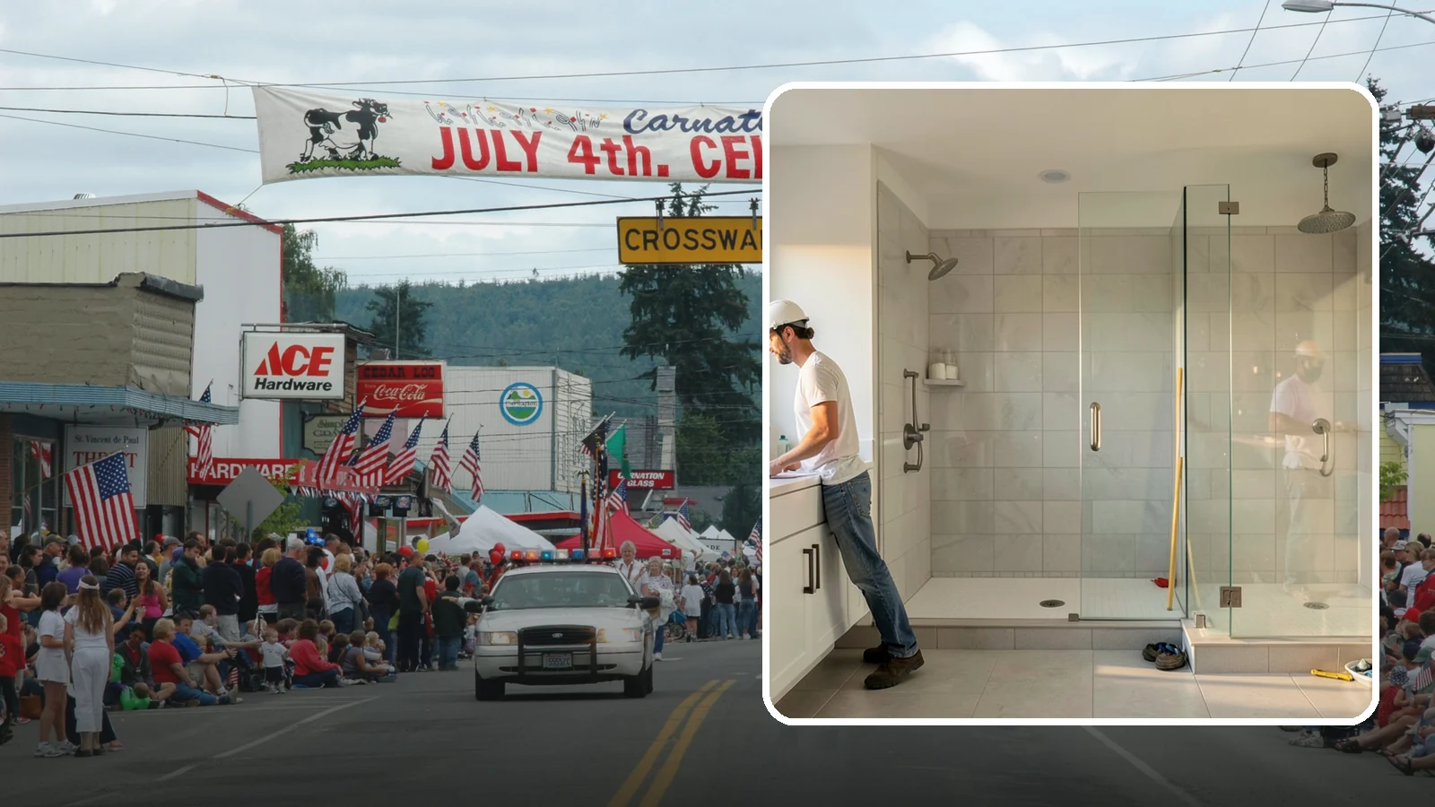 Shower Conversion in Carnation, King County, WA - A shower conversion transforms an existing enclosure into a configuration that better fits your needs.