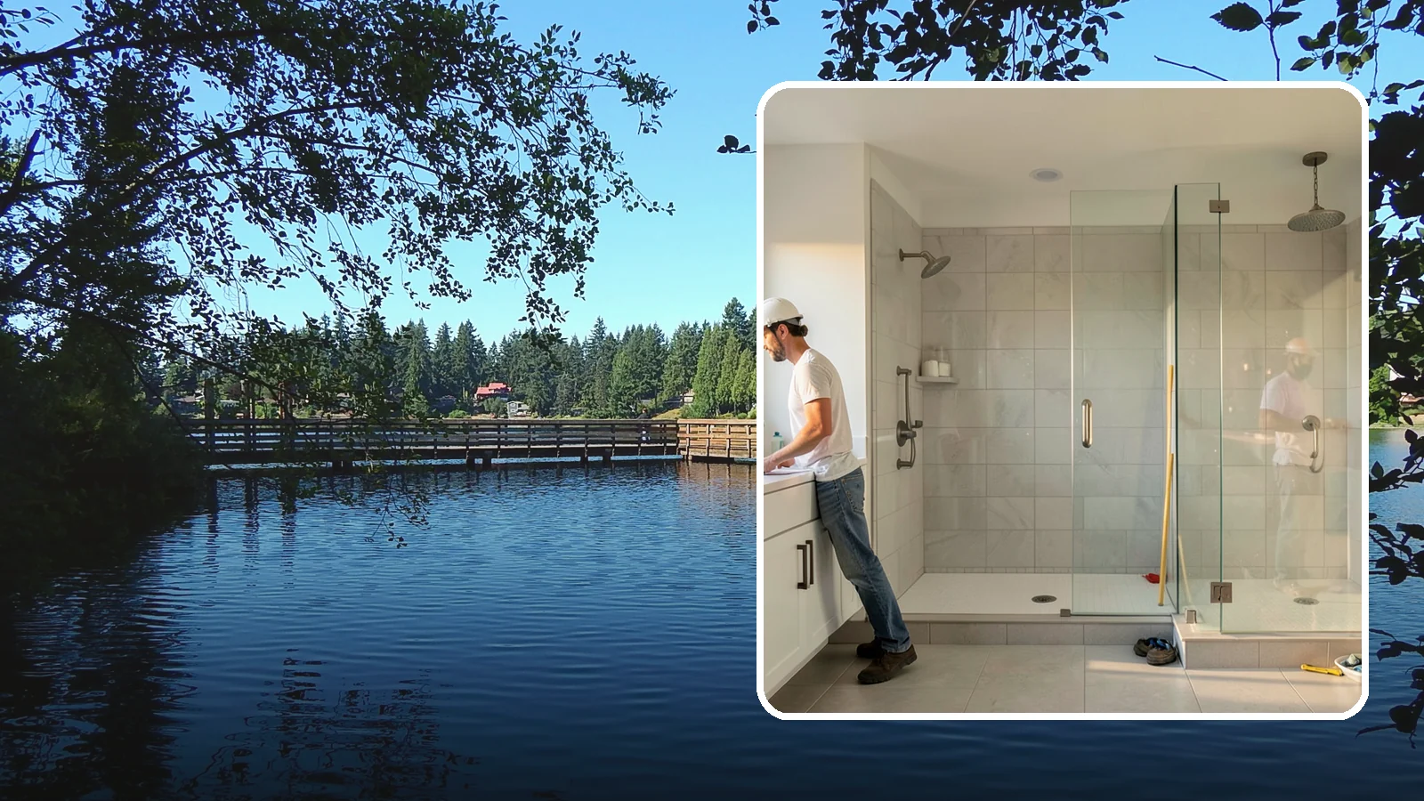 Shower Conversion in Federal Way, King County, WA - A shower conversion transforms an existing enclosure into a configuration that better fits your needs.