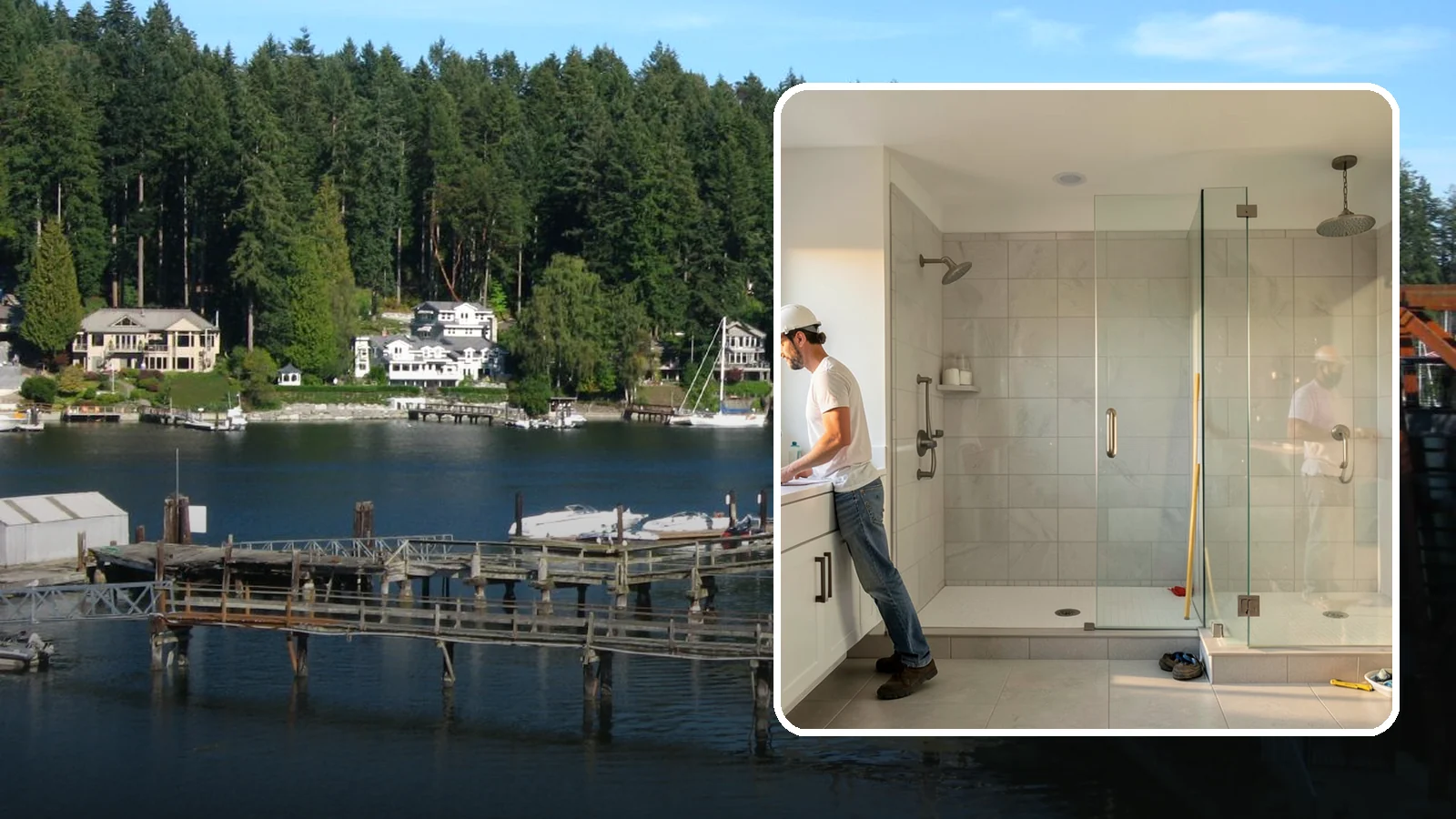 Shower Conversion in Gig Harbor, Pierce County, WA - A shower conversion transforms an existing enclosure into a configuration that better fits your needs.