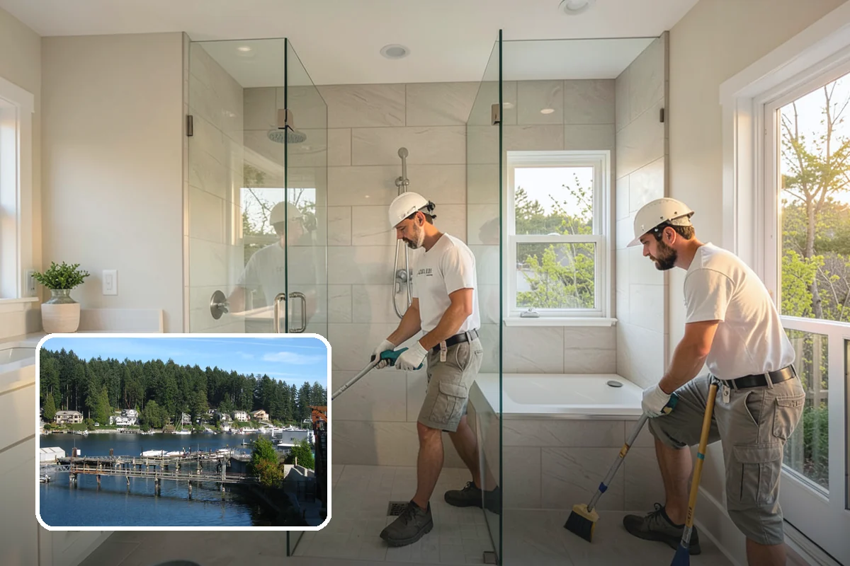 Shower Conversion in Gig Harbor, Pierce County, WA - Reworks an existing shower to fit your habits