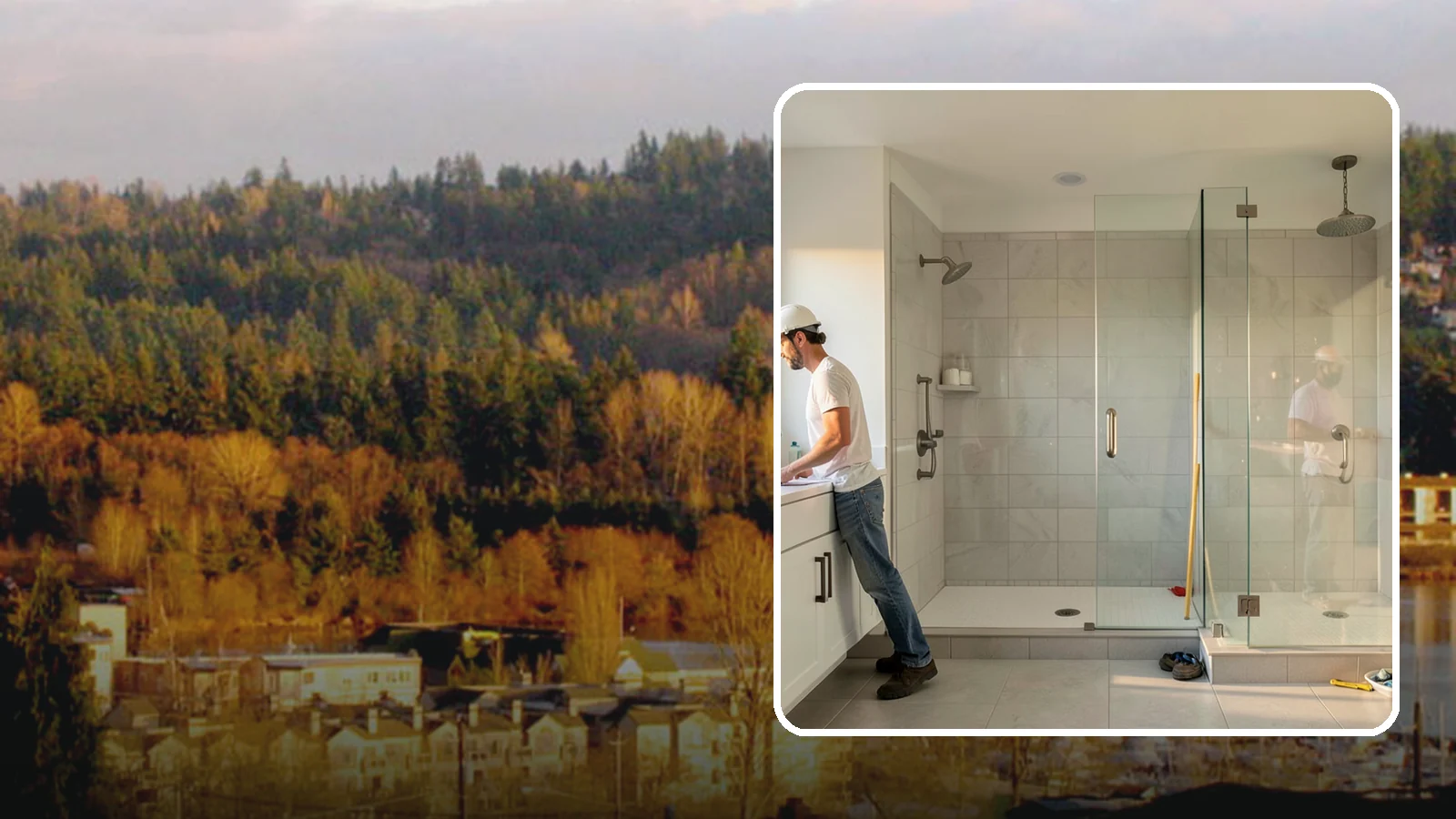 Shower Conversion in Kenmore, King County, WA - A shower conversion transforms an existing enclosure into a configuration that better fits your needs.