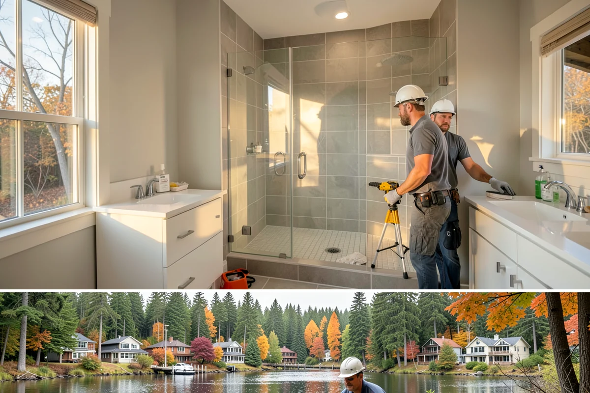 Shower Conversion in La Conner, Skagit County, WA - Converting your shower over the quieter winter stretch keeps a key fixture out of service for the shortest practical window.