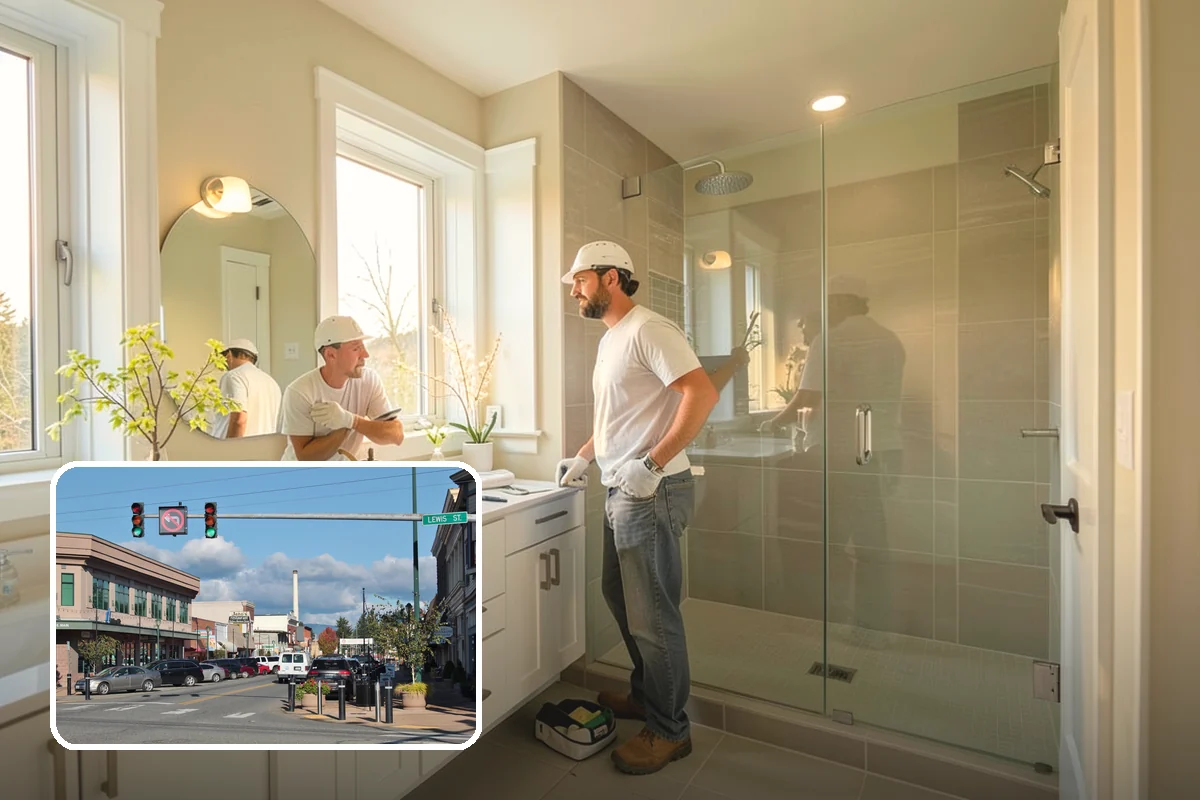 Shower Conversion in Monroe, Snohomish County, WA - Reworks an existing shower to fit your habits