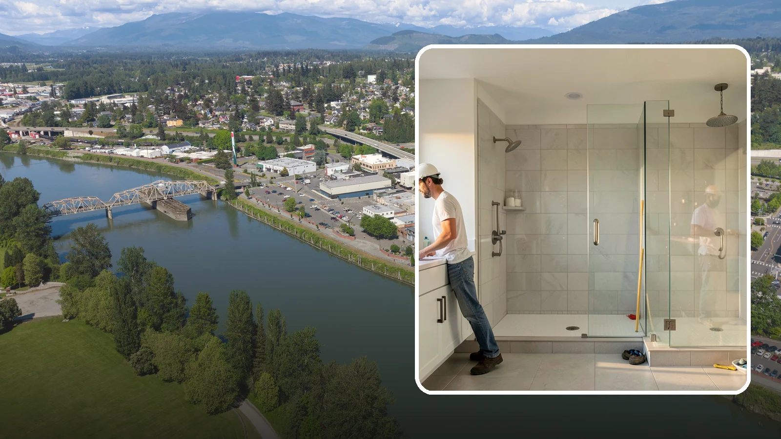 Shower Conversion in Mount Vernon, Skagit County, WA - A shower conversion transforms an existing enclosure into a configuration that better fits your needs.